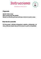 Vista previa - Tarjetas / Manipulativos - Construyendo el interior de mi cuerpo - página 2