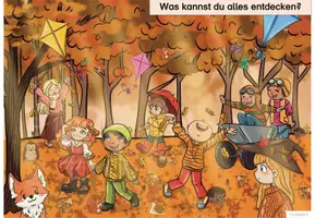 Vorschau - Arbeitsblätter - Wimmelbild | Herbst - Seite 1