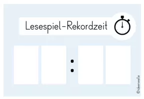 Vorschau - Spiele - Plakat Lesespiel-Rekordzeit - Seite 2