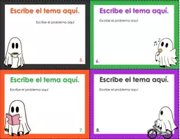 Vista previa - Tarjetas / Manipulativos - Halloween: formato tarjetas para personalizar 6 - página 3