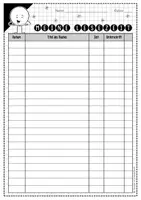 Vorschau - Arbeitsblätter - Meine Lesezeit - Tabelle zur Erfassung der häuslichen Lesezeit - Seite 2