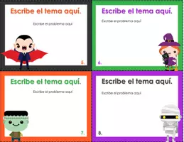 Vista previa - Tarjetas / Manipulativos - Halloween: formato tarjetas para personalizar 10 - página 3