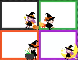 Vista previa - Tarjetas / Manipulativos - Halloween: formato tarjetas para personalizar 12 - página 1