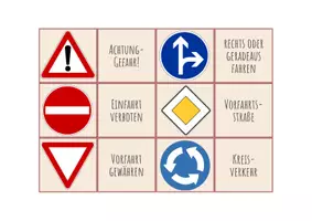 Vorschau - Spiele - Merk es dir!-Spiel Verkehrszeichen Fahrrad und Verkehr, Verkehrserziehung - Seite 2