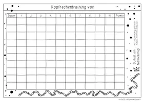Vorschau - Arbeitsblätter - Kopfrechentraining für jeden Tag - Seite 1