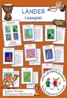 Vorschau - Spiele - Lesespiel "Länder" - Kulturen / Kulturelle Vielfalt - Deckblatt