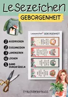 Vorschau - Mal- und Bastelvorlagen - Lesezeichen mit positiven Affirmationen Geborgenheit - Seite 2