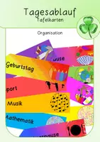 Vorschau - Präsentationen/Tafelbilder - Tagesablauf Schweiz - Deckblatt