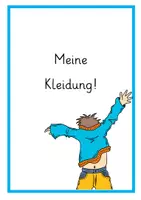 Vorschau - Stationenlernen - Lesen Wortebene Klettmappe Kleidung - Seite 2