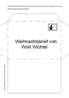 Vorschau - Unterrichtsreihen - Weihnachtsbriefe von Wolli Wichtel (2) - Geheimauftrag in der Schule - Briefe, Umschlag und Begleitheft, Weihnachten/ Advent Grundschule Klasse 1 und Klasse 2 - Seite 2