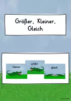 Vorschau - Poster - Größer, Kleiner, Gleich (Krokodil) - Deckblatt