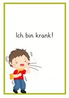 Vorschau - Stationenlernen - Lesen Wortebene Klettmappe Krankheit - Seite 2
