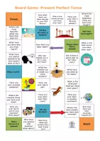Vorschau - Spiele - Speaking Board Game: Present Perfect Tense - Seite 1