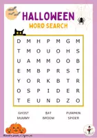 Vista previa - Juegos / Gamificación - Word search pack HALLOWEEN diferentes niveles - página 1