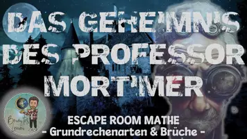 Vorschau - Stundenentwürfe - ESCAPE ROOM Mathe: Grundrechenarten - Deckblatt