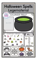 Vorschau - Arbeitsblätter - Halloween Spells - Legematerial - Deckblatt