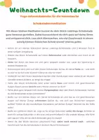 Vorschau - Arbeitsblätter - Bewegter Adventskalender ,Yoga, Achtsamkeit & Entspannung' - Seite 3