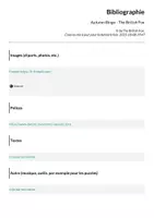 Aperçu - Apprentissages en autonomie - Autumn Bingo - The British Fox - Page 1