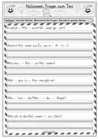 Vorschau - Arbeitsblätter - Halloween: Infotext + Fragen zum Text für Klasse 2-4 - Seite 3