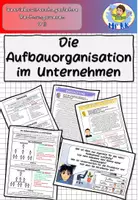 Vorschau - Stundenentwürfe - Die Aufbauorganisation im Unternehmen BwR 9 II Lehrplan Plus - Deckblatt