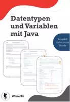 Vorschau - Arbeitsblätter - Grundlagen der Programmierung mit Java - Materialpaket - Seite 1
