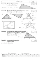 Vorschau - Arbeitsblätter - Dreiecke - Test 7. Klasse - Seite 2
