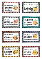 Vorschau - Fördermaterial/Inklusion - 40 Bienen Affirmationskarten für die Bienenklasse - Seite 1