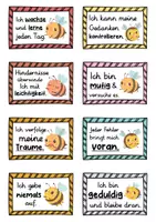 Vorschau - Fördermaterial/Inklusion - 40 Bienen Affirmationskarten für die Bienenklasse - Seite 2