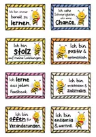 Vorschau - Fördermaterial/Inklusion - 40 Bienen Affirmationskarten für die Bienenklasse - Seite 3