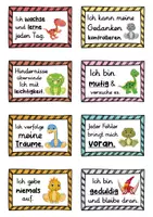 Vorschau - Fördermaterial/Inklusion - 40 Dinosaurier Affirmationskarten für die Dinosaurierklasse - Seite 2