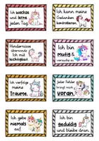 Vorschau - Fördermaterial/Inklusion - 40 Einhorn Affirmationskarten für die Einhornklasse - Seite 2