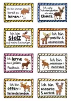 Vorschau - Fördermaterial/Inklusion - 40 Elch Affirmationskarten für die Elchklasse - Seite 3