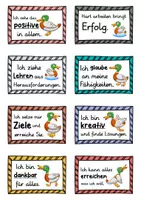 Vorschau - Fördermaterial/Inklusion - 40 Enten Affirmationskarten für die Entenklasse - Seite 1