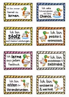Vorschau - Fördermaterial/Inklusion - 40 Enten Affirmationskarten für die Entenklasse - Seite 3