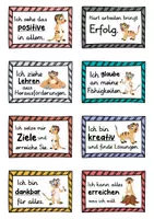 Vorschau - Fördermaterial/Inklusion - 40 Erdmännchen Affirmationskarten für die Erdmännchenklasse - Seite 1