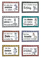 Vorschau - Fördermaterial/Inklusion - 40 Esel Affirmationskarten für die Eselklasse - Seite 1