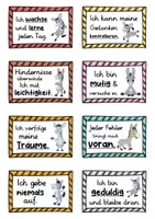 Vorschau - Fördermaterial/Inklusion - 40 Esel Affirmationskarten für die Eselklasse - Seite 2
