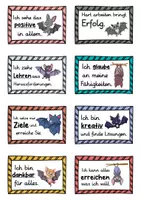 Vorschau - Fördermaterial/Inklusion - 40 Fledermaus Affirmationskarten für die Fledermausklasse - Seite 1