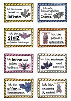 Vorschau - Fördermaterial/Inklusion - 40 Fledermaus Affirmationskarten für die Fledermausklasse - Seite 3