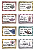 Vorschau - Fördermaterial/Inklusion - 40 Fledermaus Affirmationskarten für die Fledermausklasse - Seite 2