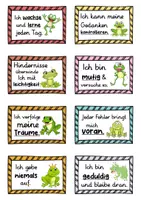 Vorschau - Fördermaterial/Inklusion - 40 Frosch Affirmationskarten für die Froschklasse - Seite 2