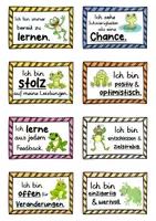 Vorschau - Fördermaterial/Inklusion - 40 Frosch Affirmationskarten für die Froschklasse - Seite 3