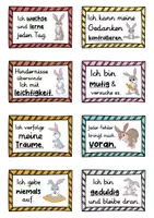 Vorschau - Fördermaterial/Inklusion - 40 Hasen Affirmationskarten für die Hasenklasse - Seite 2
