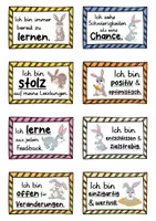 Vorschau - Fördermaterial/Inklusion - 40 Hasen Affirmationskarten für die Hasenklasse - Seite 3