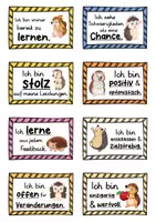 Vorschau - Fördermaterial/Inklusion - 40 Igel Affirmationskarten für die Igelklasse - Seite 3