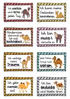Vorschau - Fördermaterial/Inklusion - 40 Kamel Affirmationskarten für die Kamelklasse - Seite 2