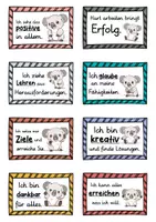Vorschau - Fördermaterial/Inklusion - 40 Koala Affirmationskarten für die Koalaklasse - Seite 1