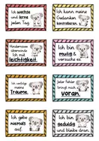 Vorschau - Fördermaterial/Inklusion - 40 Koala Affirmationskarten für die Koalaklasse - Seite 2