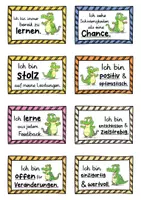 Vorschau - Fördermaterial/Inklusion - 40 Krokodil Affirmationskarten für die Krokodilklasse - Seite 3