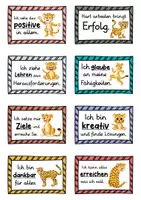 Vorschau - Fördermaterial/Inklusion - 40 Leoparden Affirmationskarten für die Leopardenklasse - Seite 1
